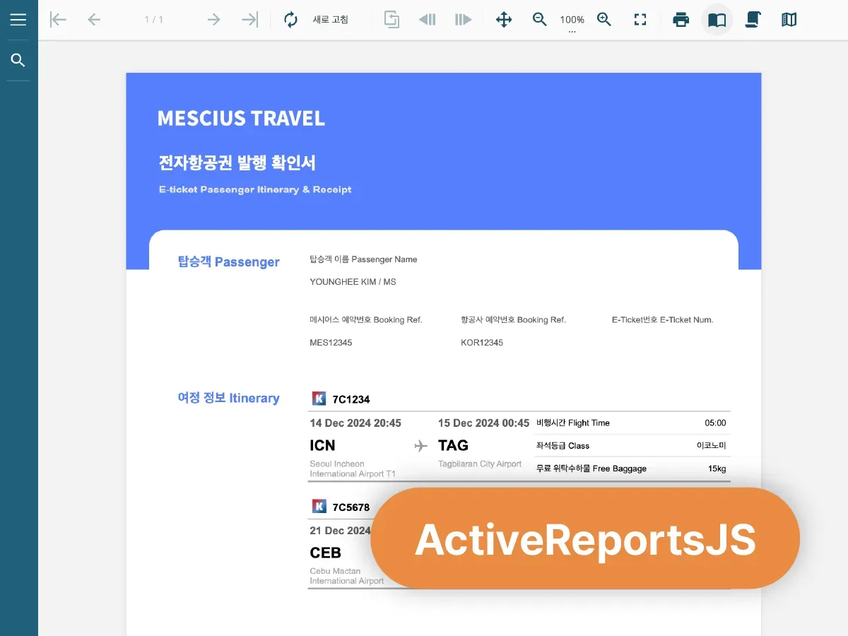 Electronic Flight Ticket Issuance Confirmation