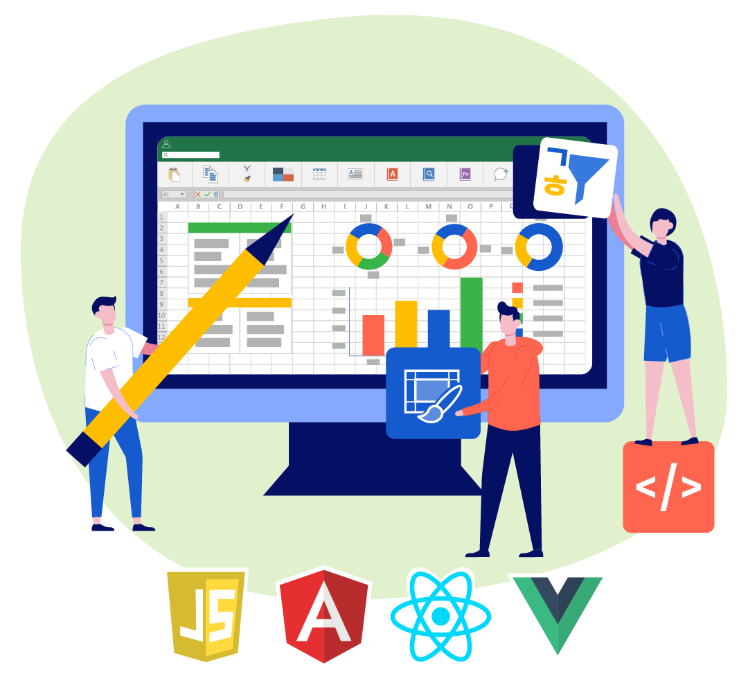 SpreadJS JavaScript Excel 스프레드시트