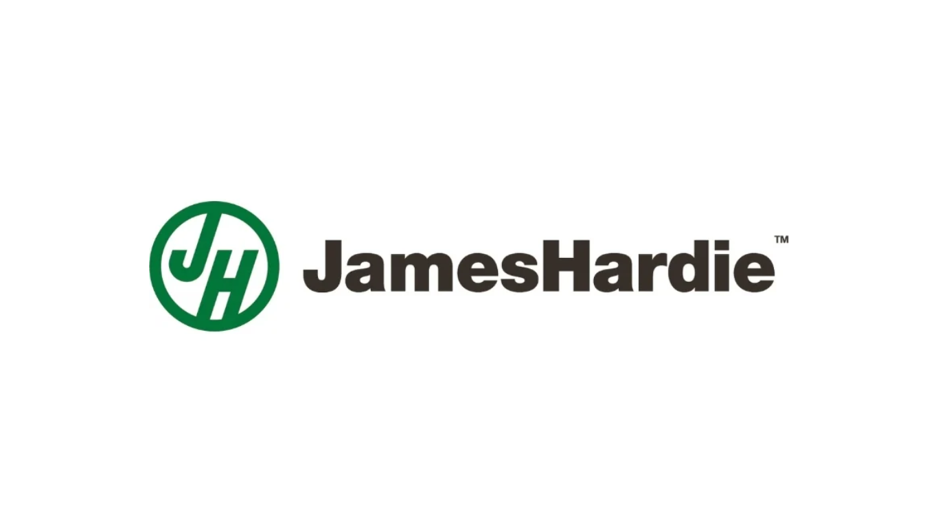 James Hardie logo: green circle with