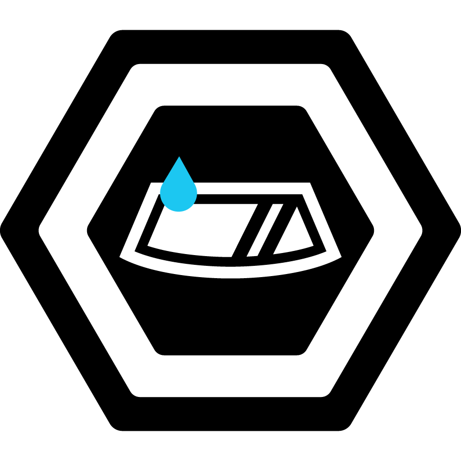 WASH METHOD DETAILING ICON CLEAN WINDOWS