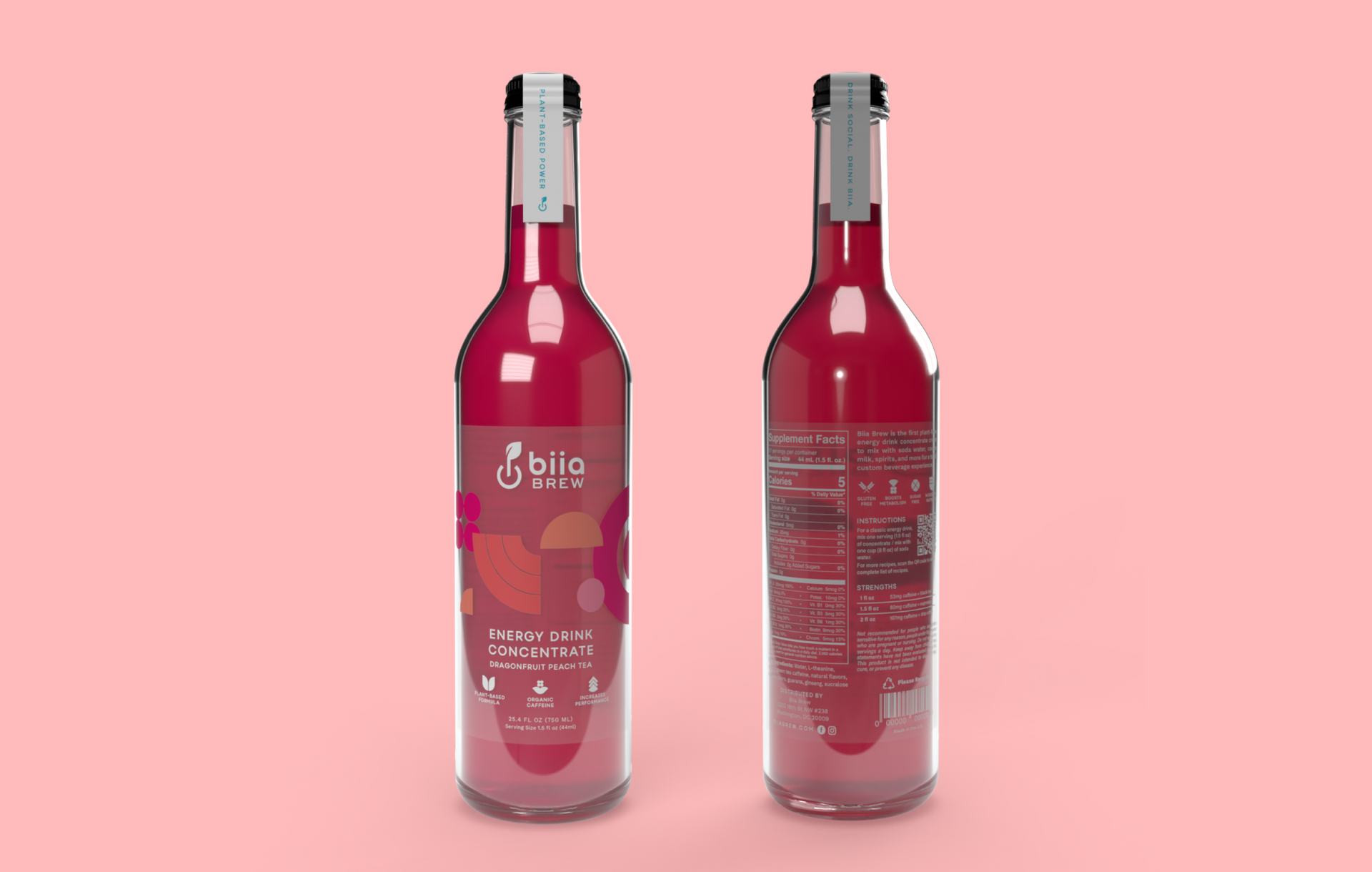 biia brew energy drink packaging