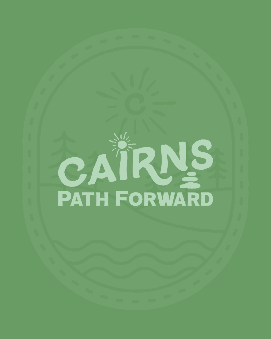 Cairns Path Forward drink label design