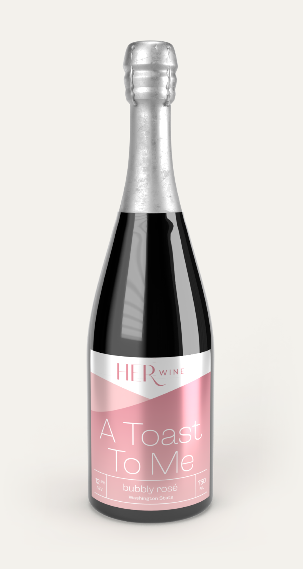 her wine label design