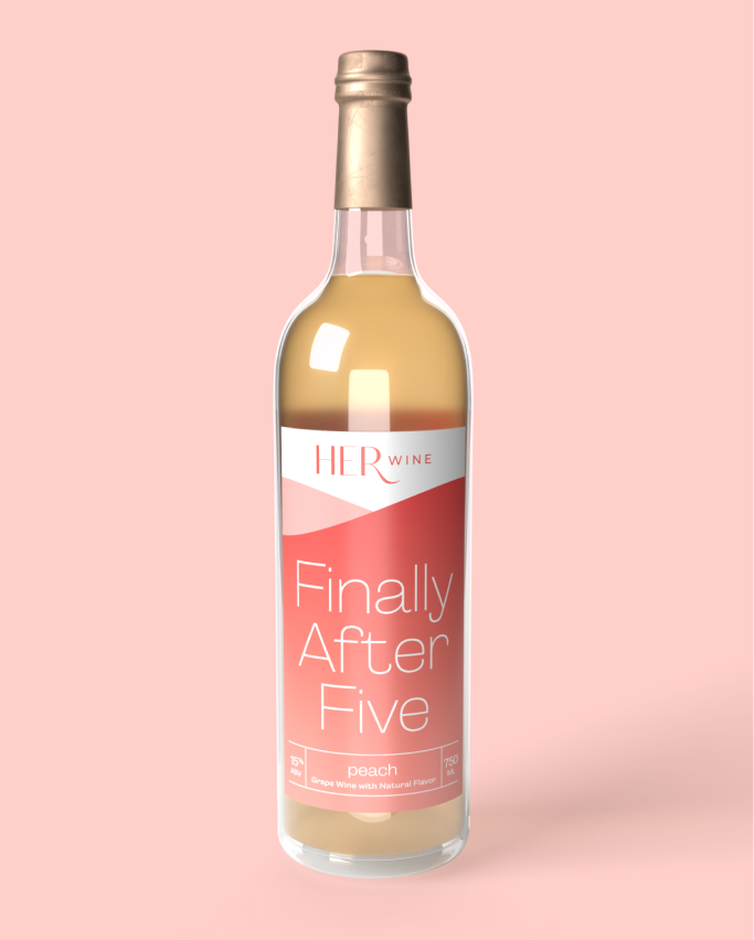 her wine label design