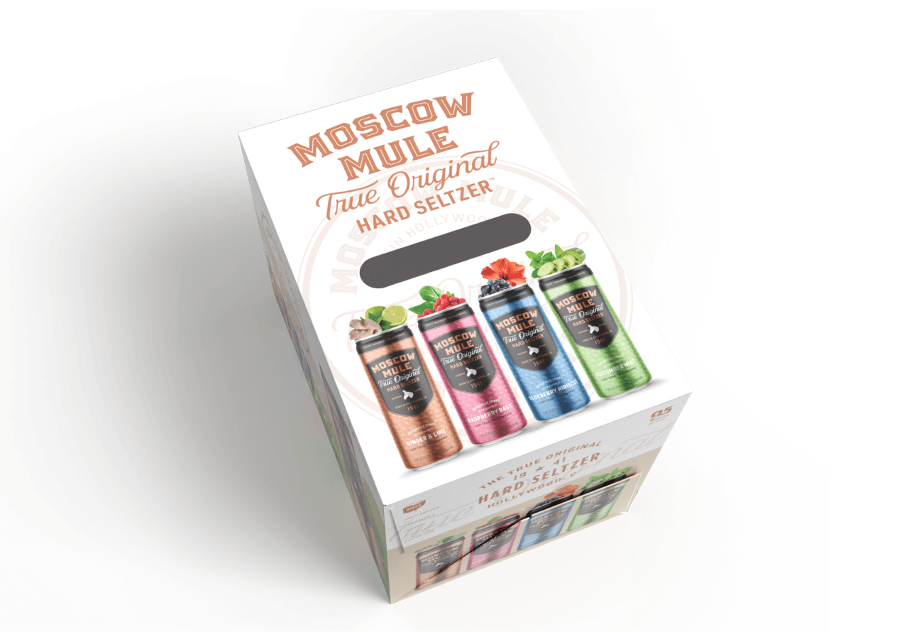 hard mule 12-pack packaging design