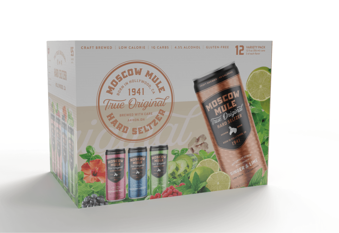 hard mule 12-pack packaging design