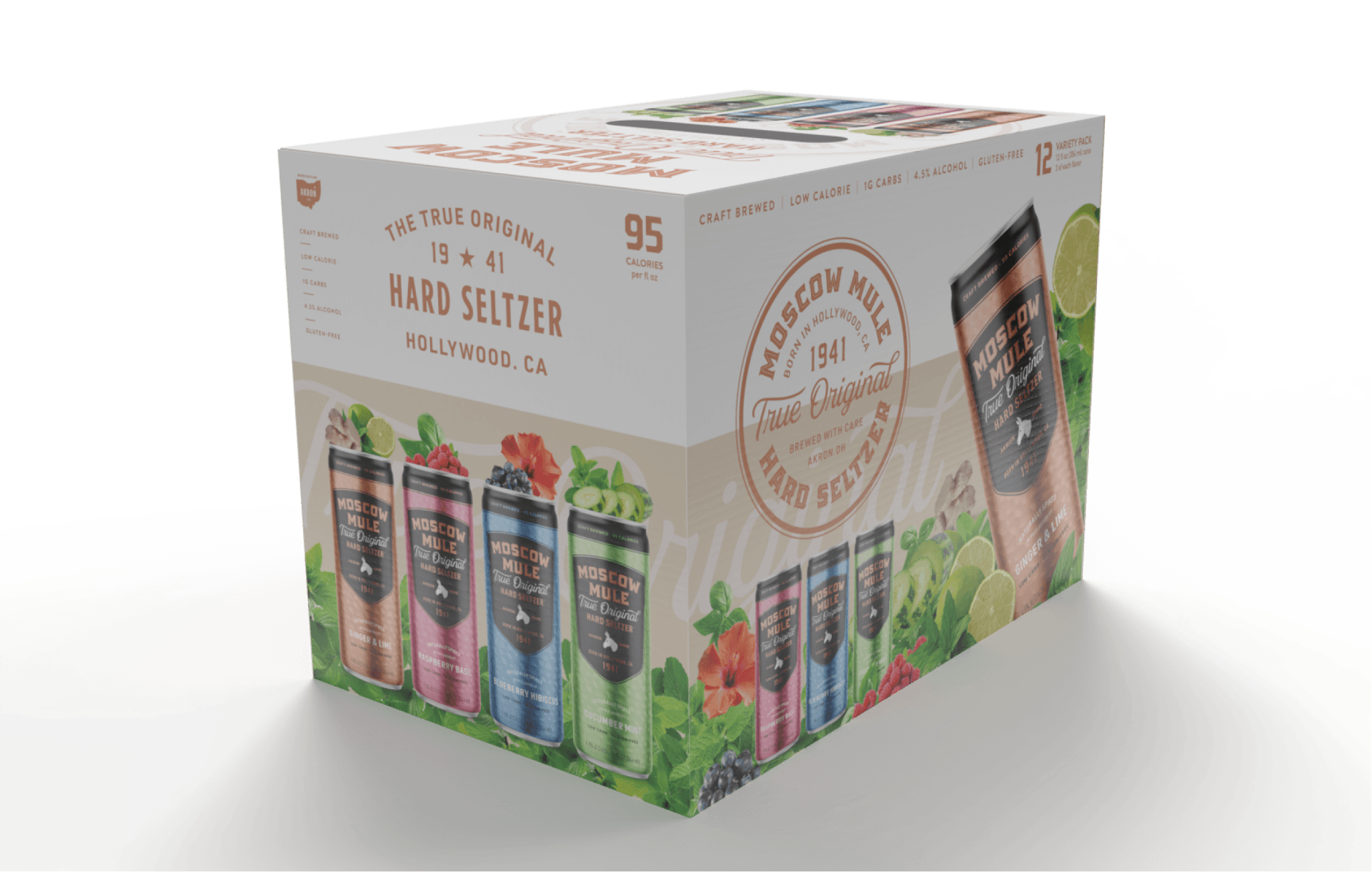 hard mule 12-pack packaging design