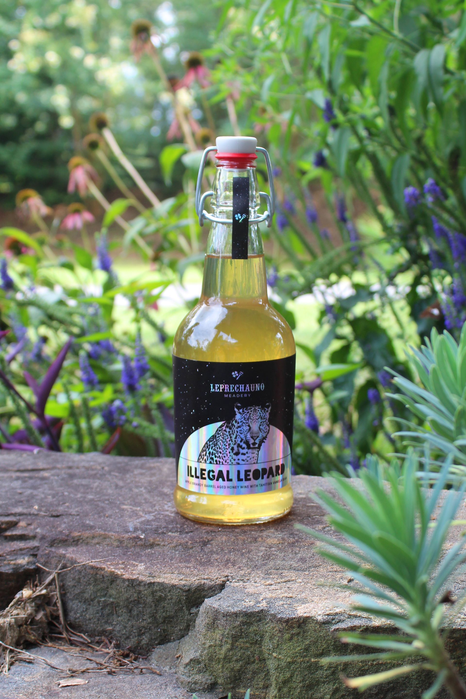 illegal leopard label design