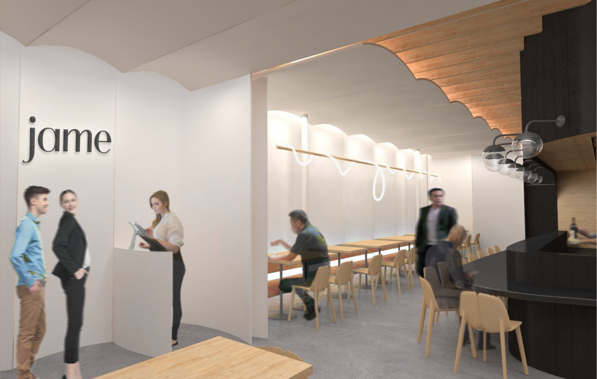 jame restaurant brand design