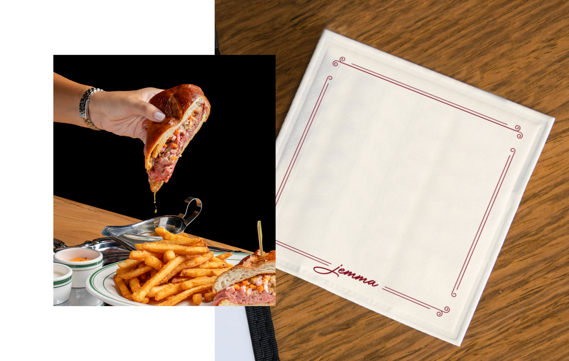 jemma hollywood restaurant brand design