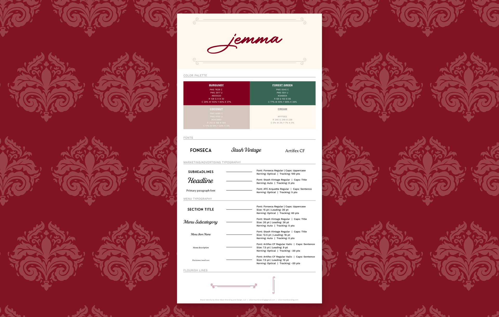 jemma hollywood restaurant brand design