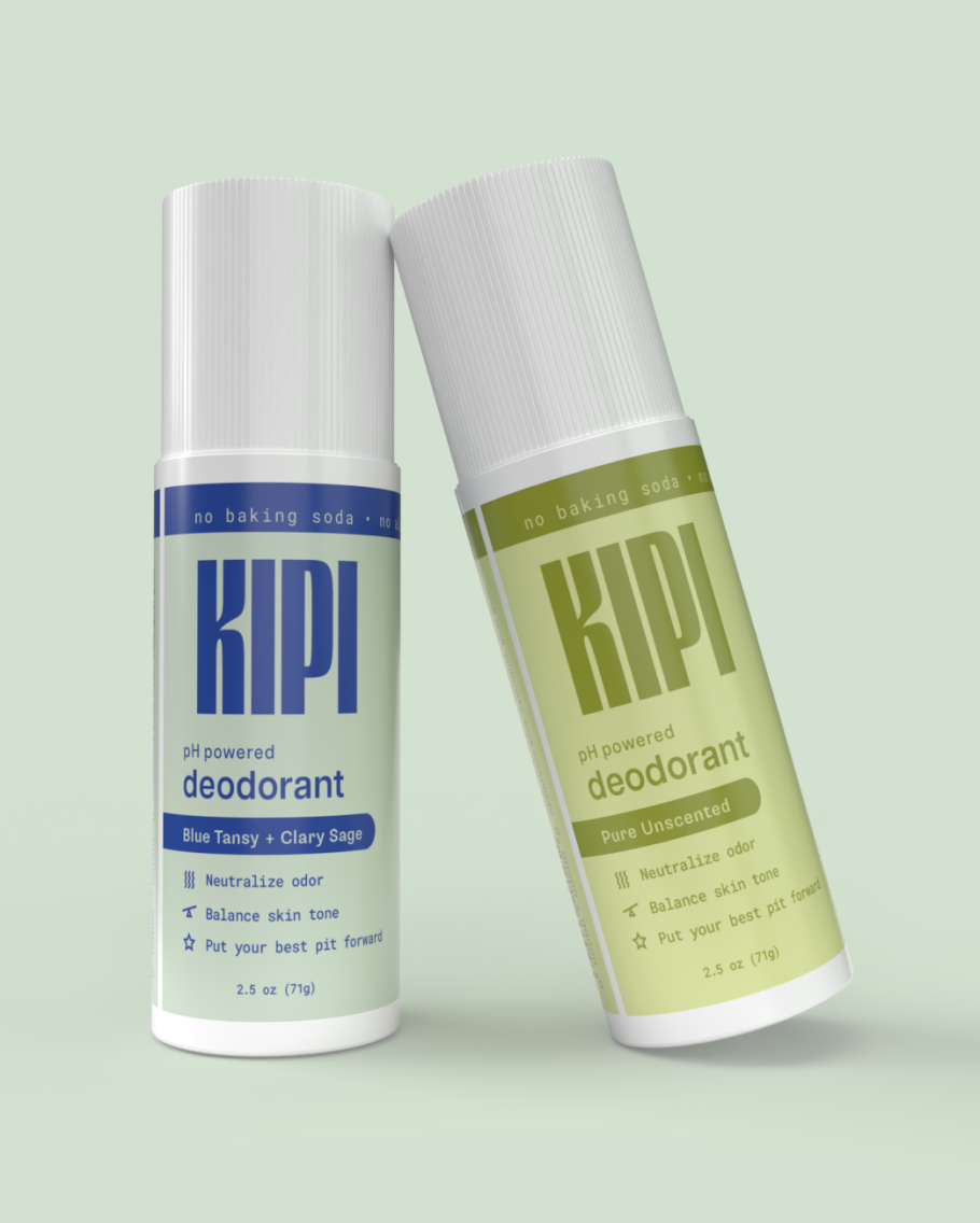 kipi deodorant label design