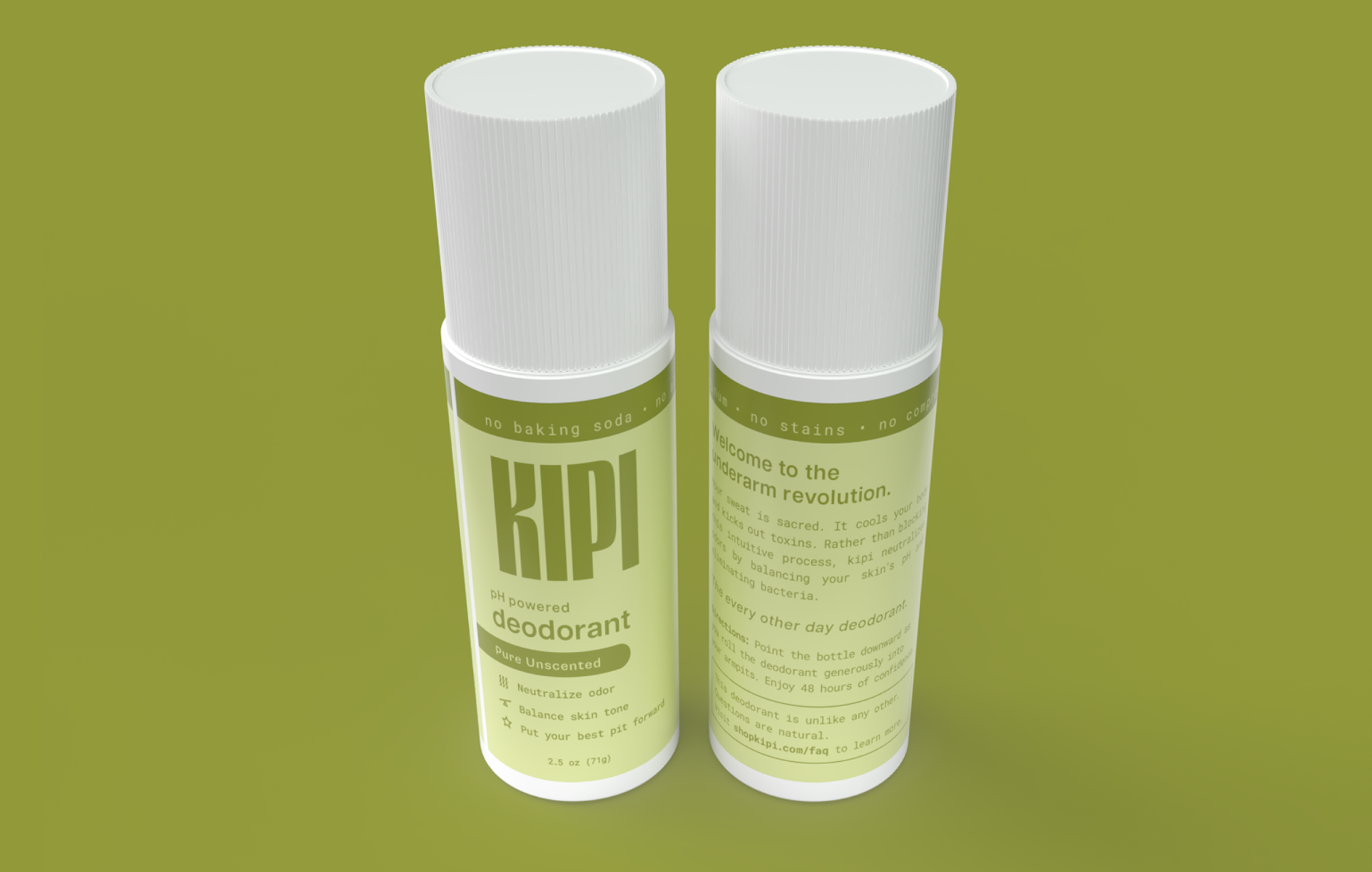 kipi deodorant product design
