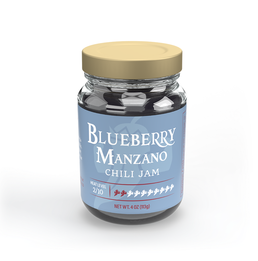 powerful pepper jam label design