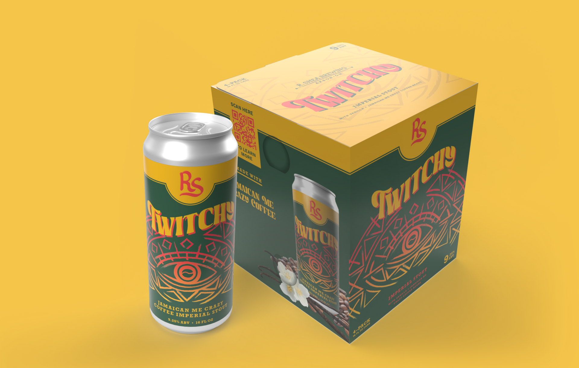 r shea brewing beer can design