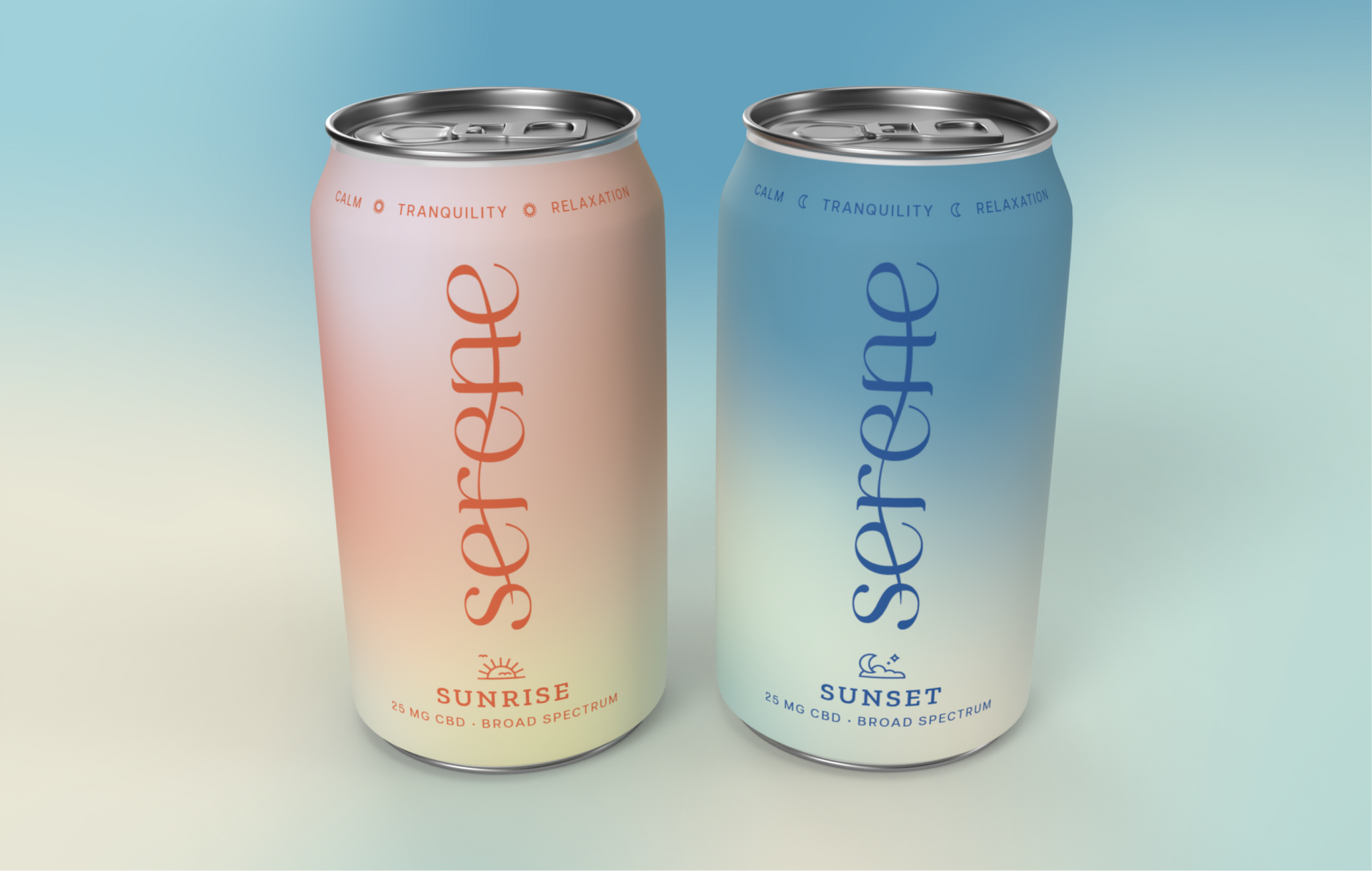 serene can packaging design