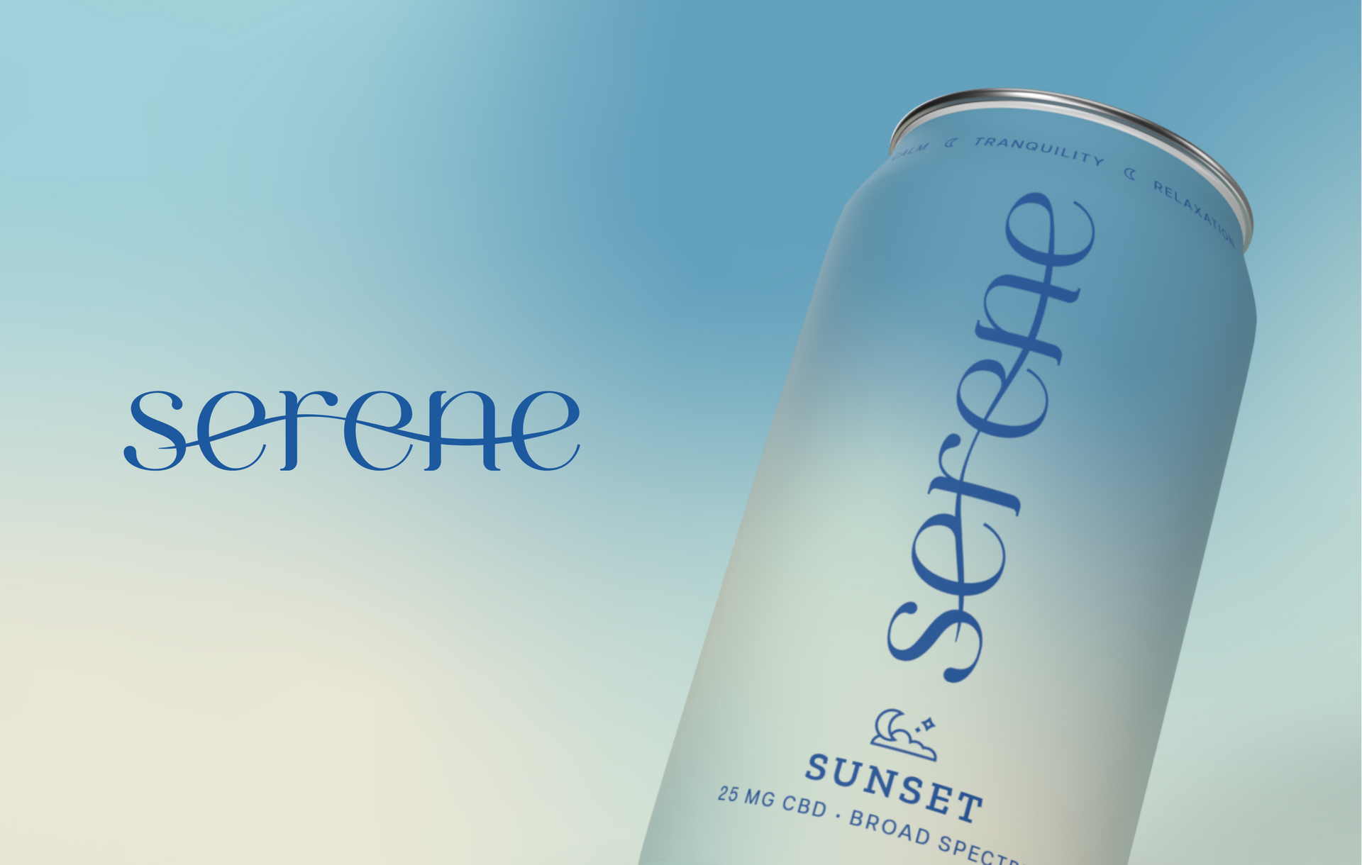 serene can packaging design
