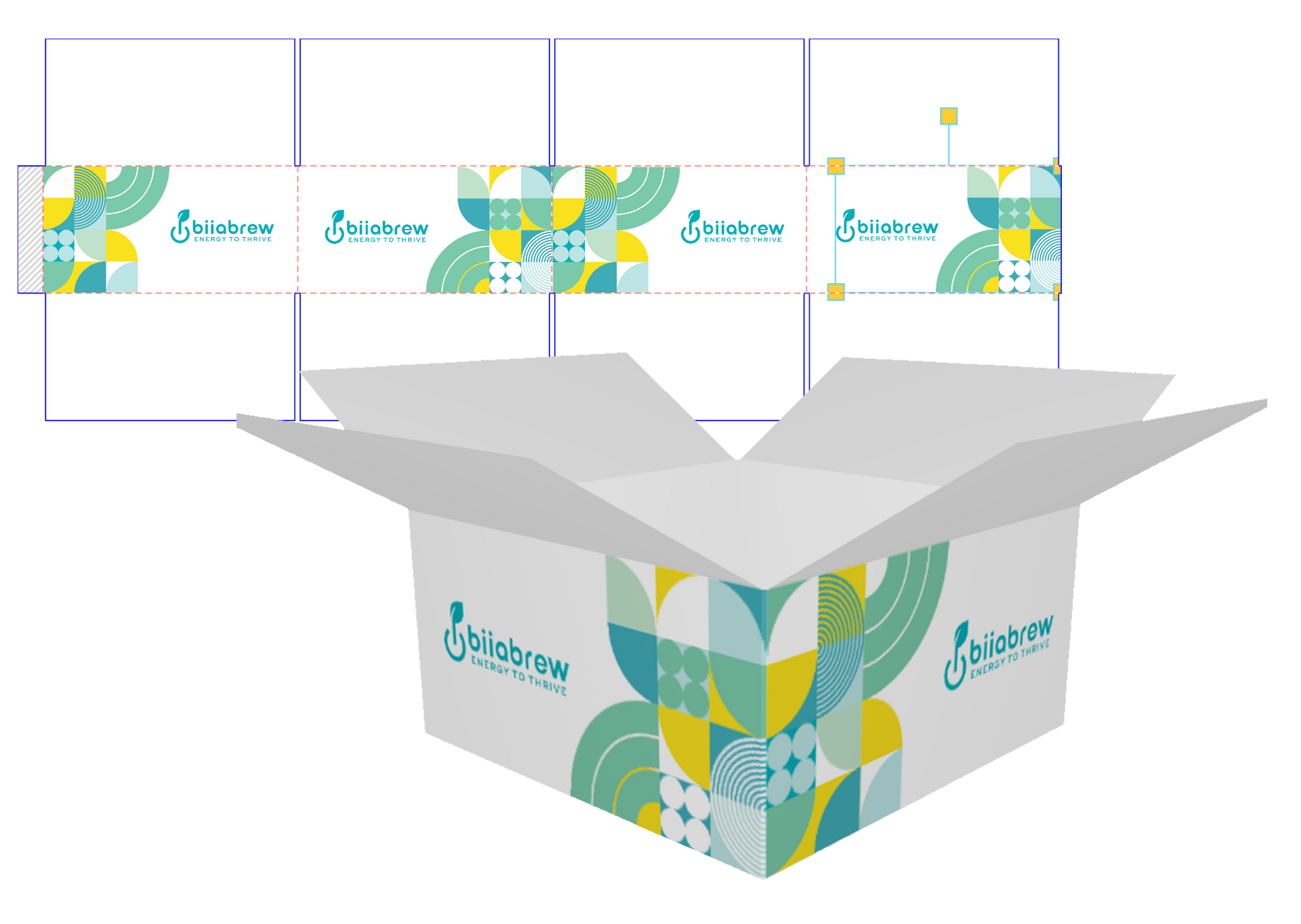 biia brew energy drink packaging