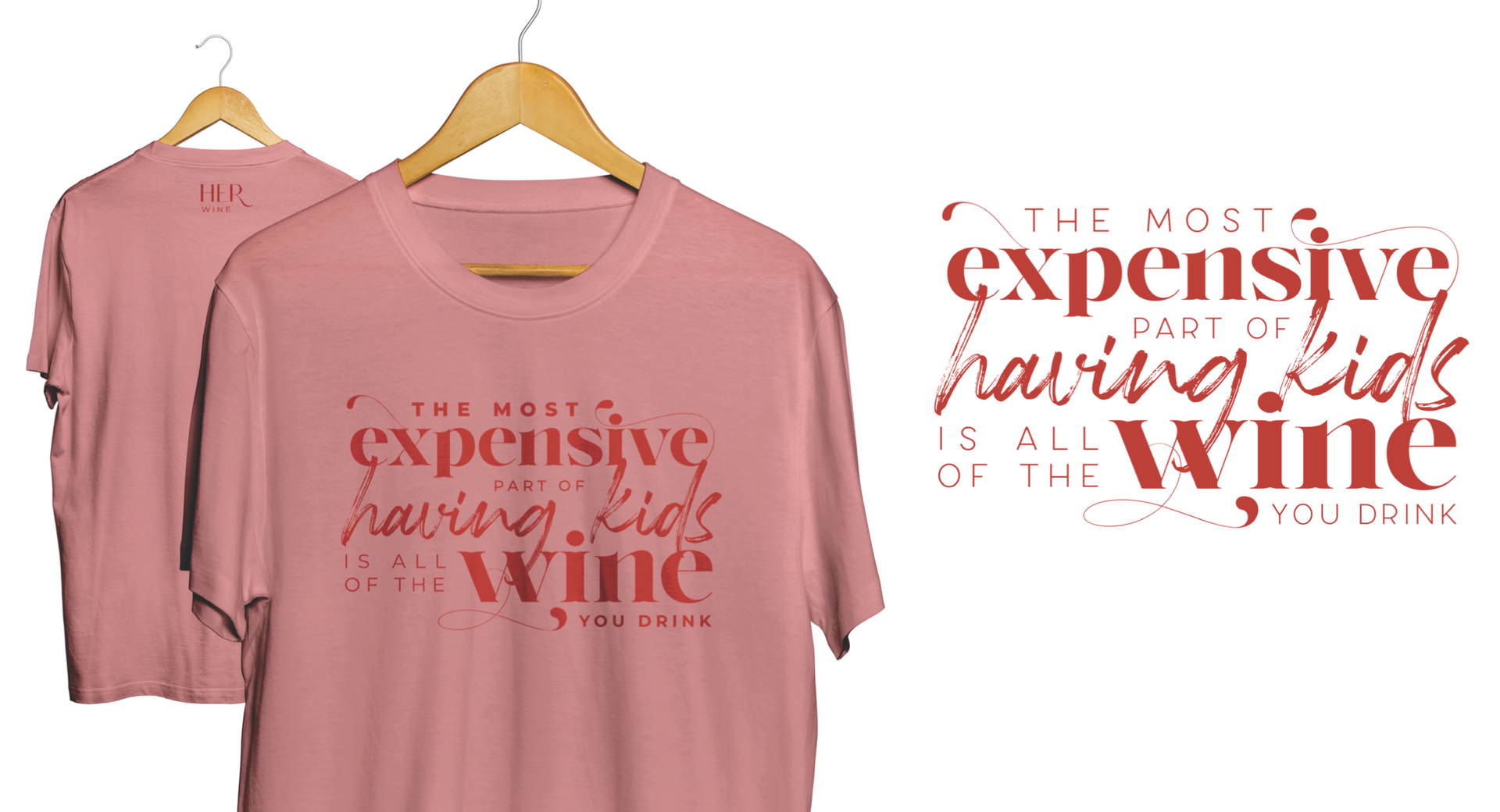 her wine label design