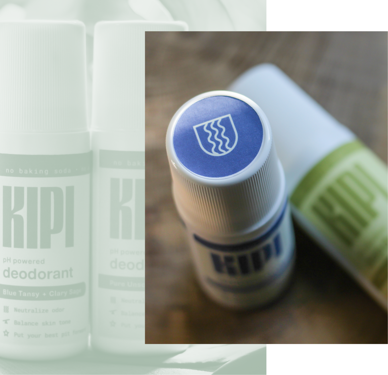 award winning kipi deodorant label design
