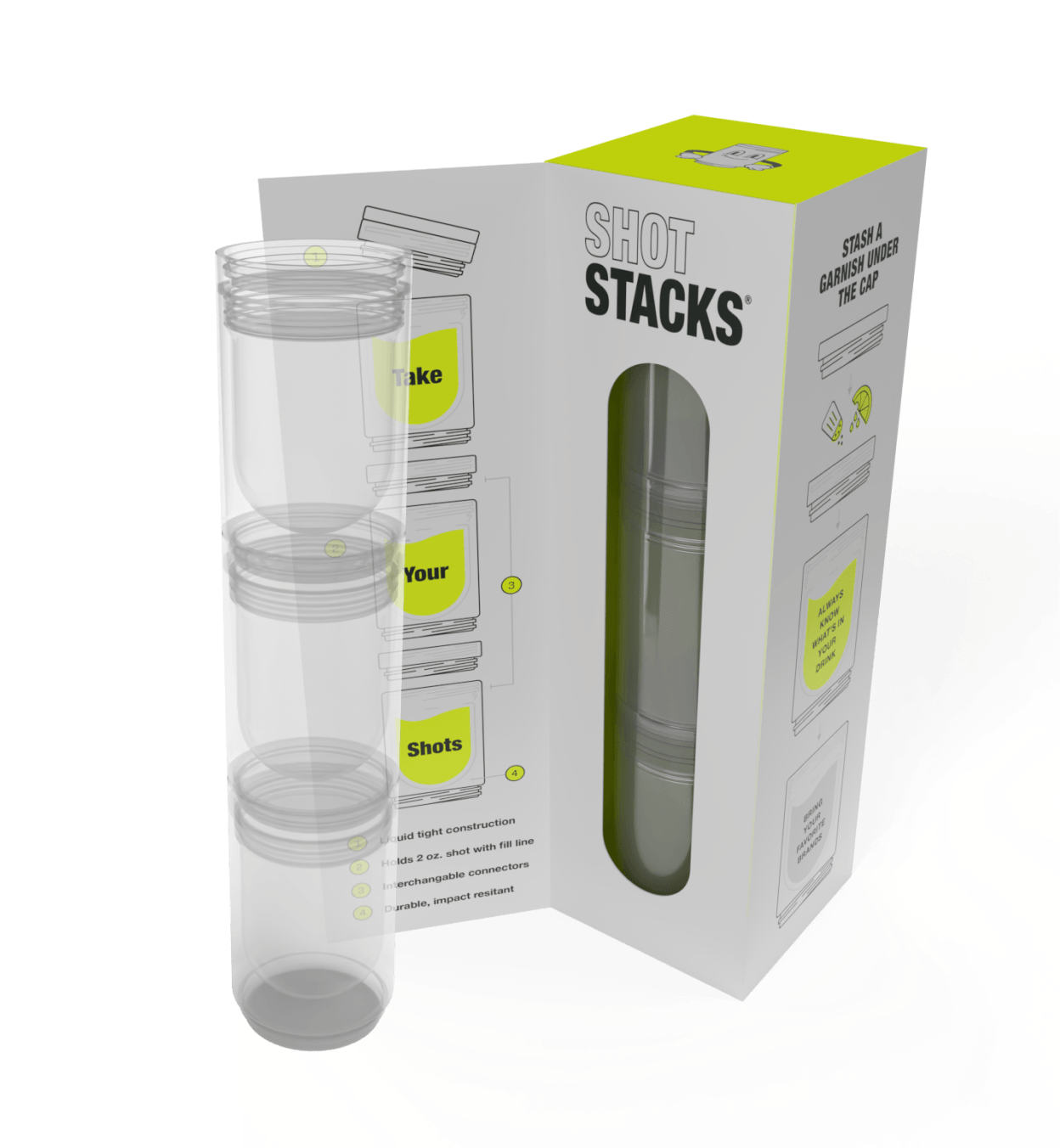 shotstacks packaging design