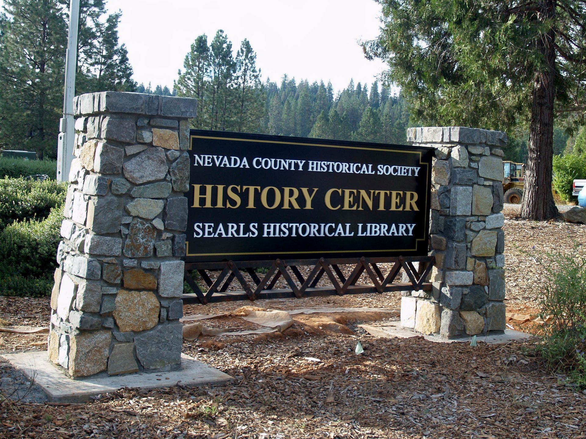 Signage — Nevada City, CA — Dan Reinhart Masonry