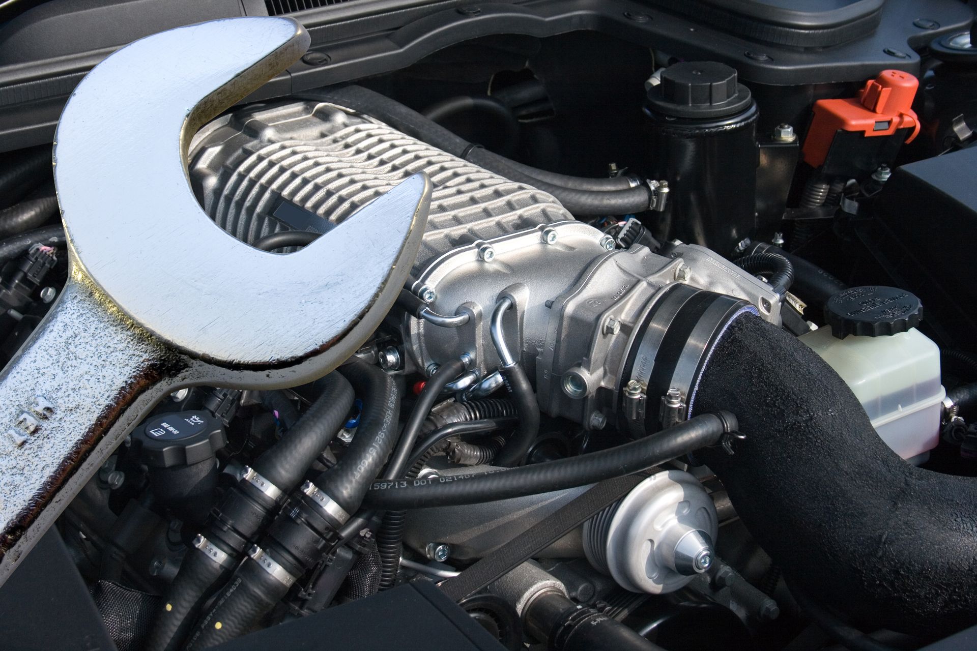 Wrench In Front Of Engine | Streamline Autoworx