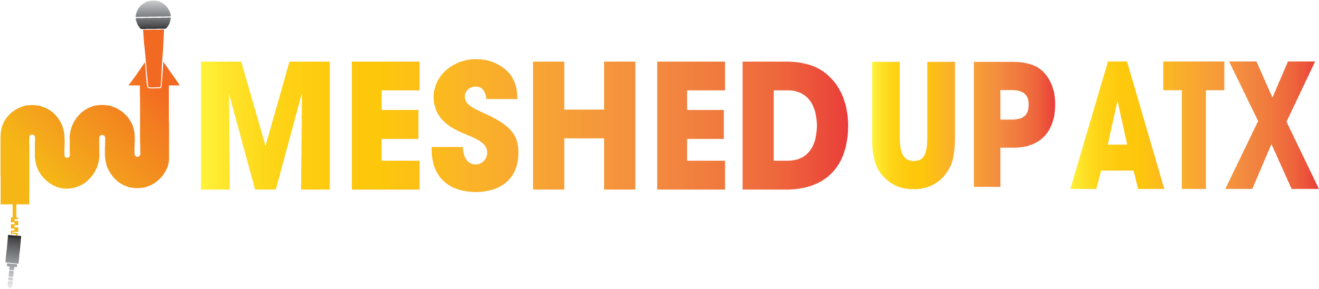 MESHEDUP ATX logo in orange with a stylized city skyline icon and Wi-Fi signal