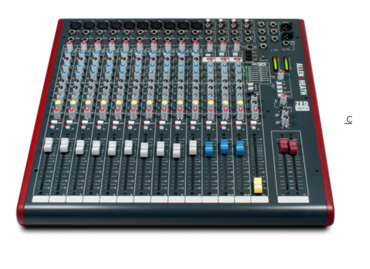 Allen & Heath ZED16FX Mixer