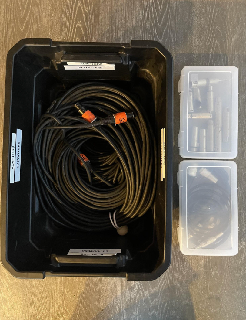 50’ FOOT XLRs / ADAPTERS