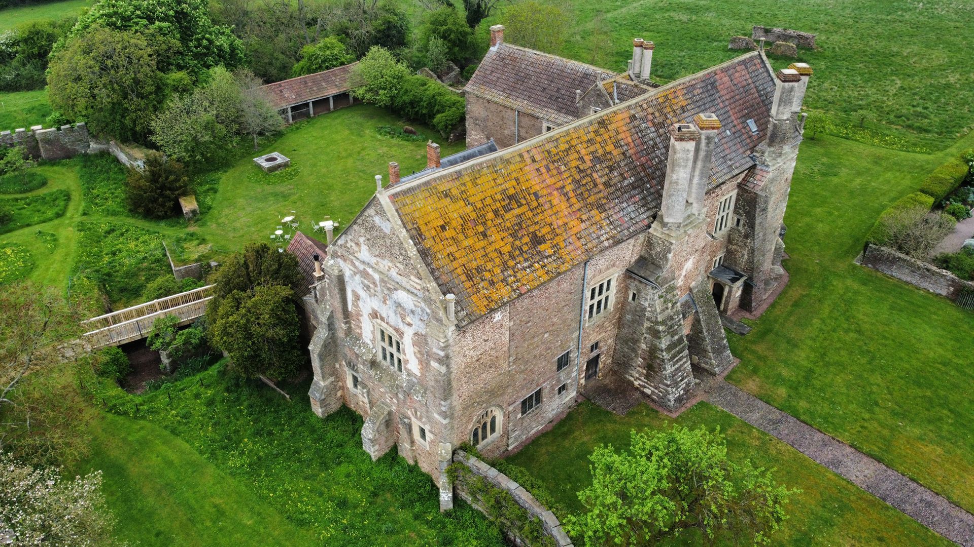 Ariel View of Acton Court