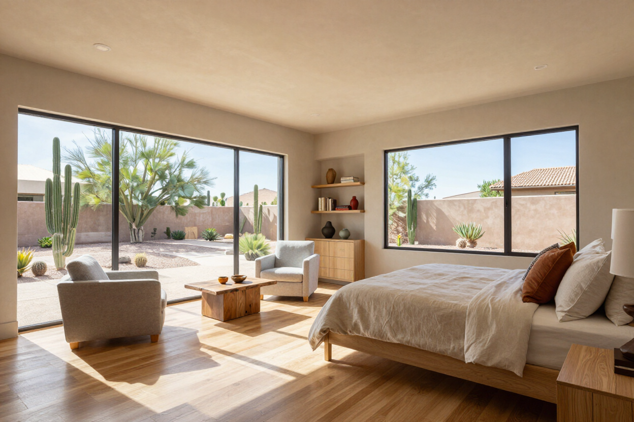 Spacious primary suite addition interior