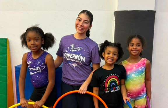Child’s Thank You Coach coloring sheet for National Coaches Day at Gravity Gymnastics in Miramar