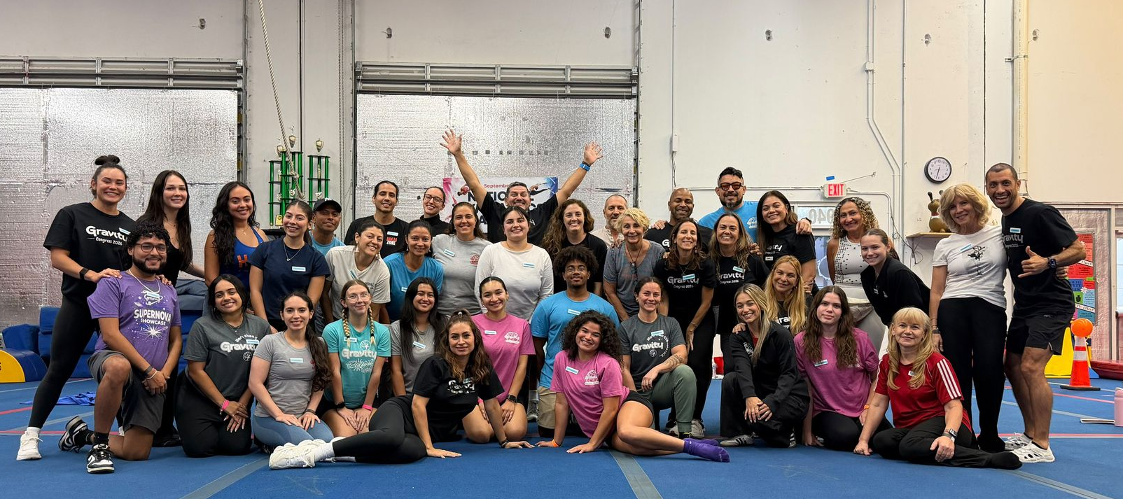 Gravity Gymnastics leadership team in Miramar, Florida.