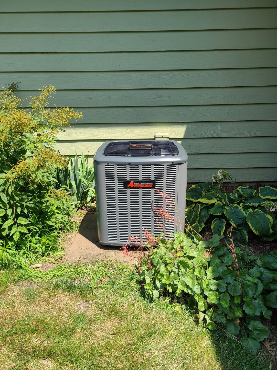An AC installation in Washington, IA by Venteicher Heating and Cooling