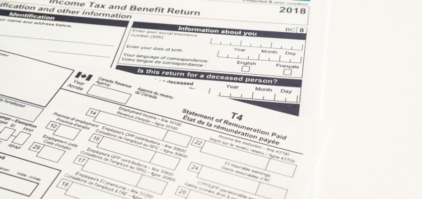 The documents are needed for federal withholding tax in Canada.
