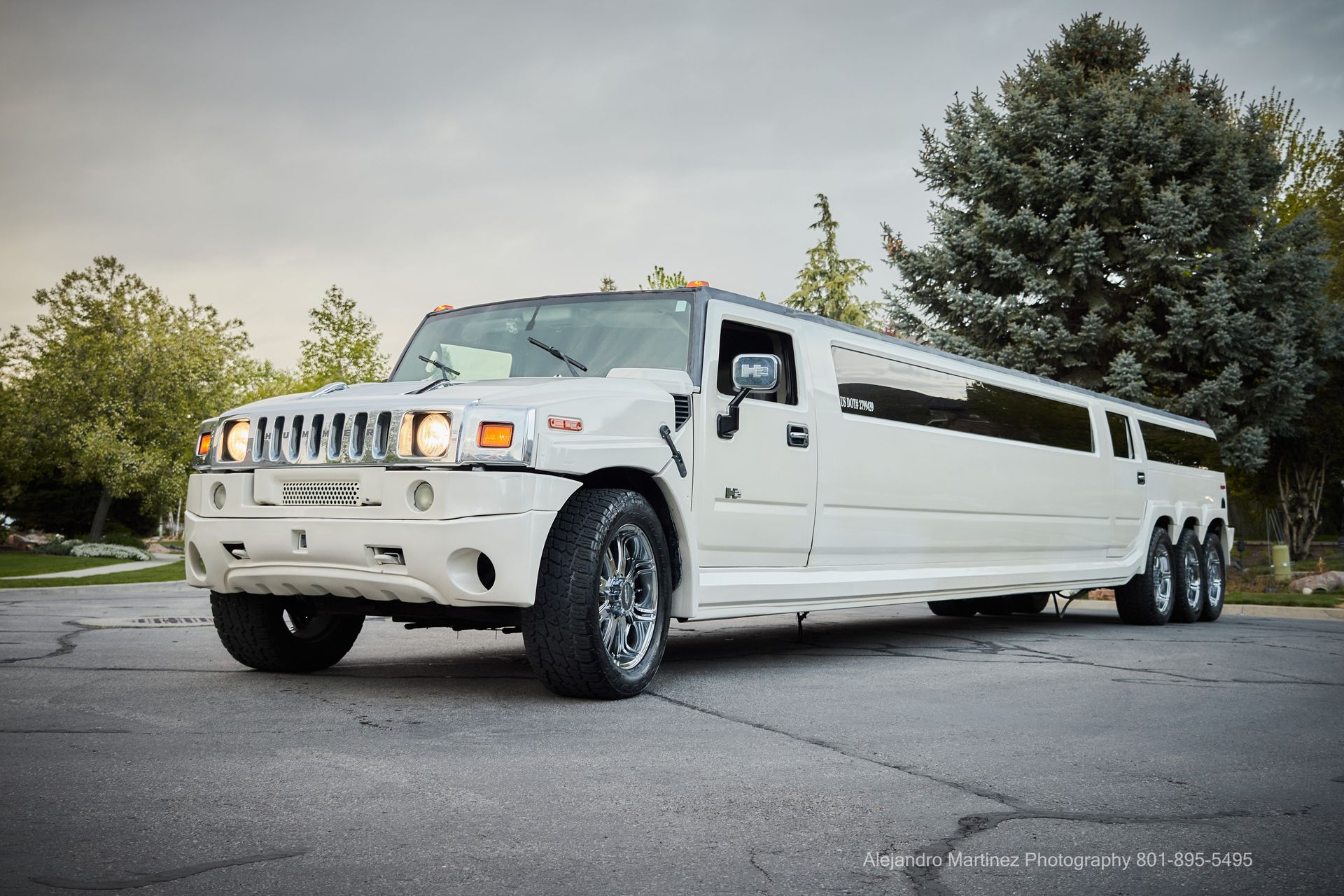22 passenger hummer limo heading out for the night