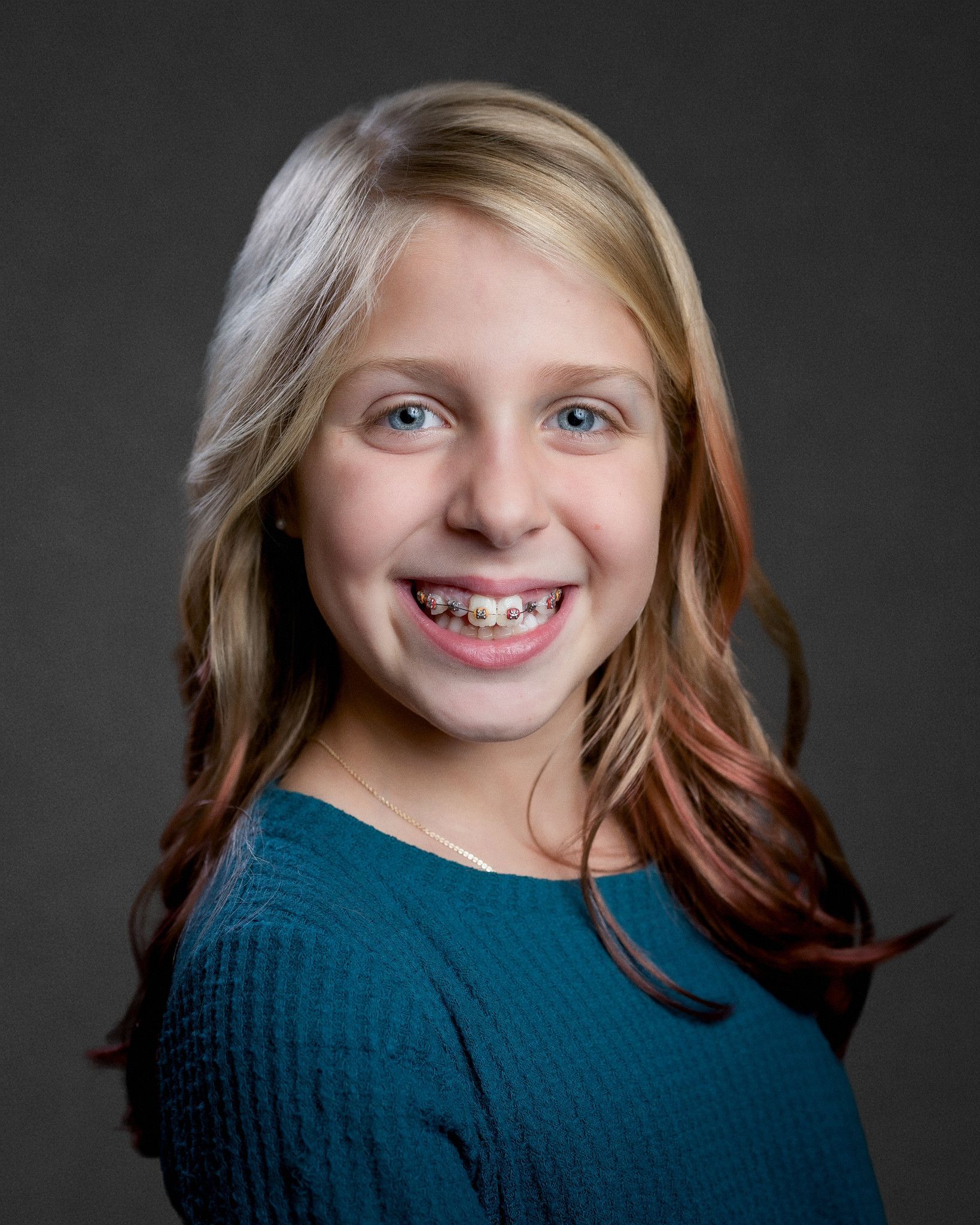 Professional homeschool student headshots taken on location for co-ops in Middle Tennessee. Clean, natural lighting portraits with a simple studio-style look.