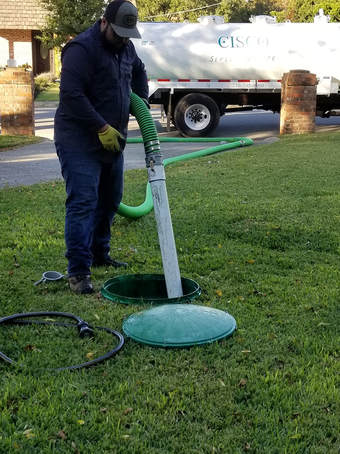 A customer from San Antonio seeking a septic service quote.