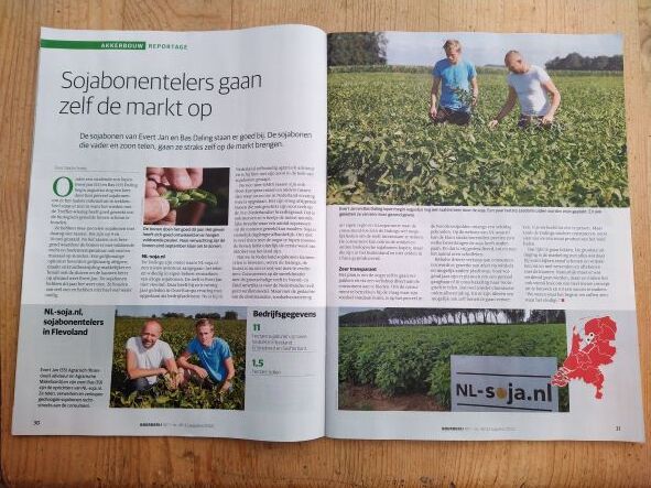 Biologische sojabonen NL Soja BV