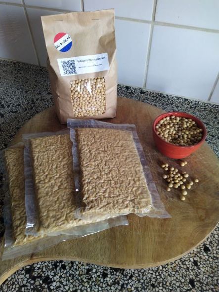 Producten van biologische sojabonen van NL Soja BV