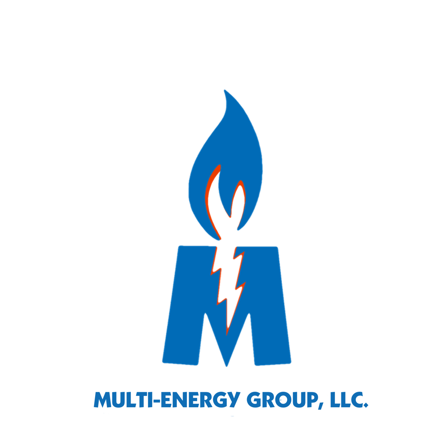 Blue flame logo with “Multi-Energy Group, LLC” text underneath