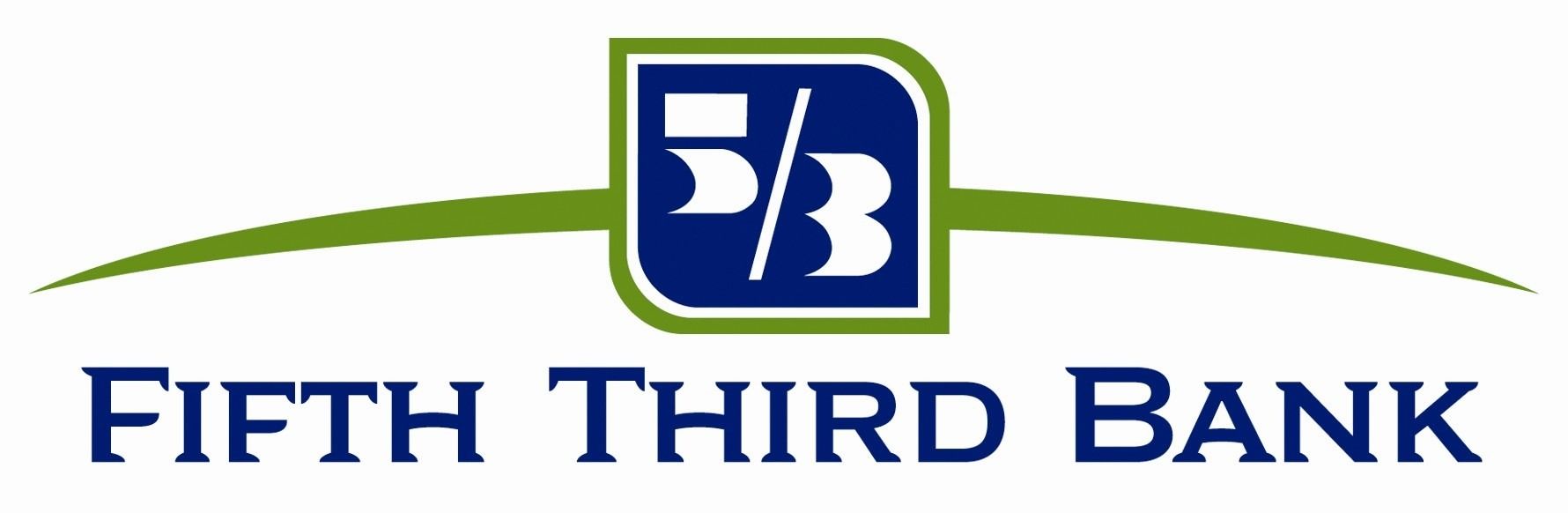 Fifth Third Bank logo with blue square and green arch