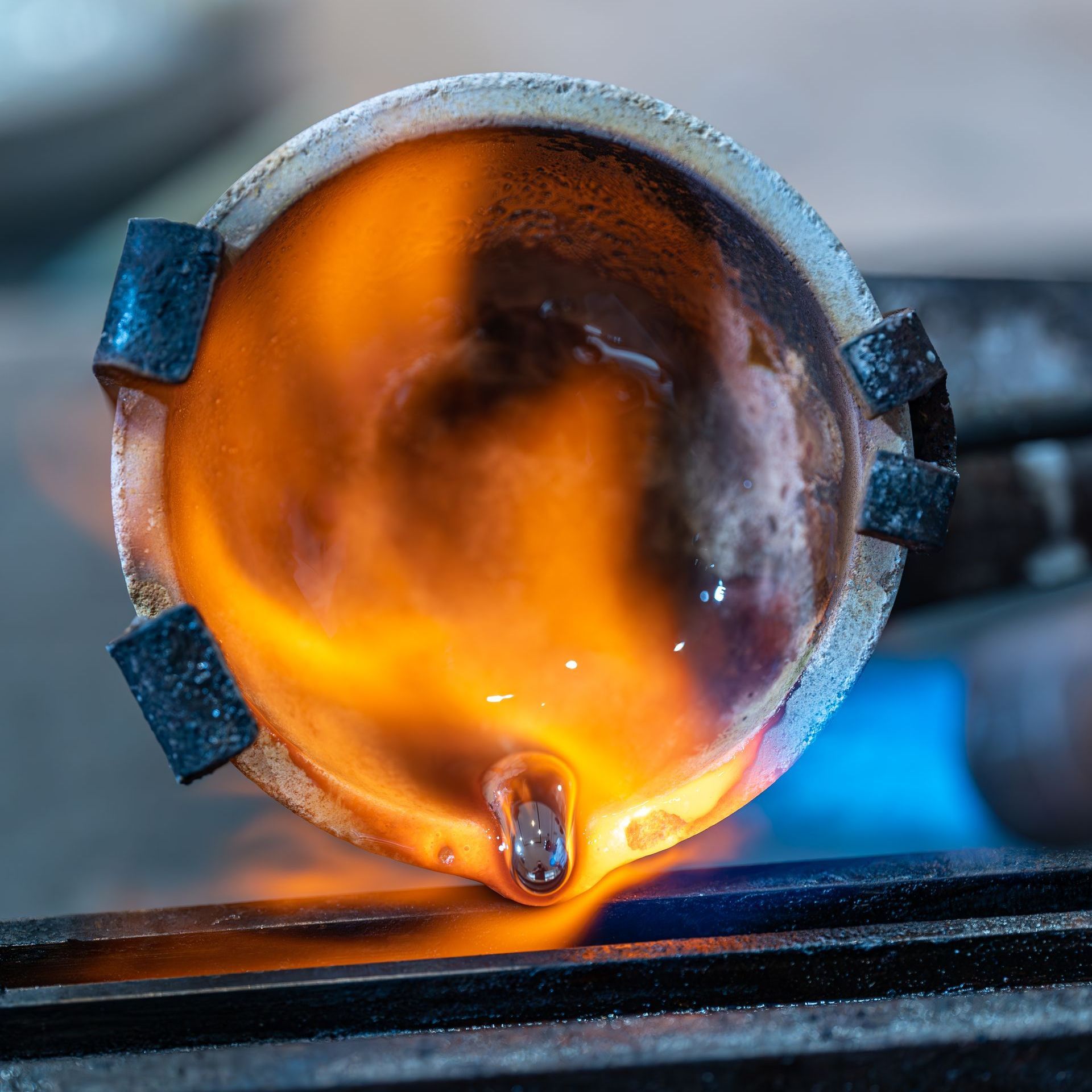 Bomedo werkplaats goud smelten