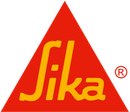A red triangle with the word sika on it