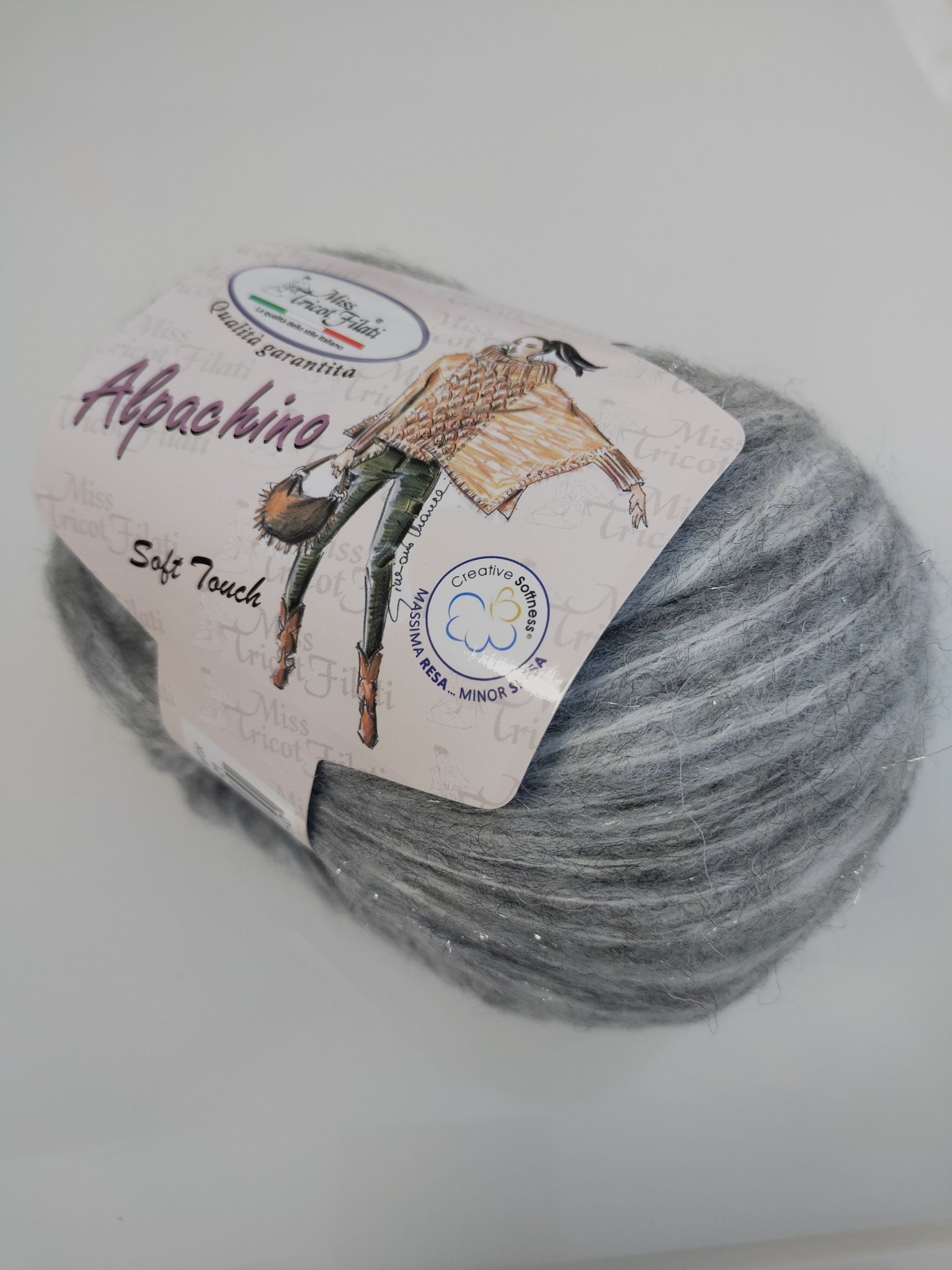 gomitoli in misto alpaca con lurex