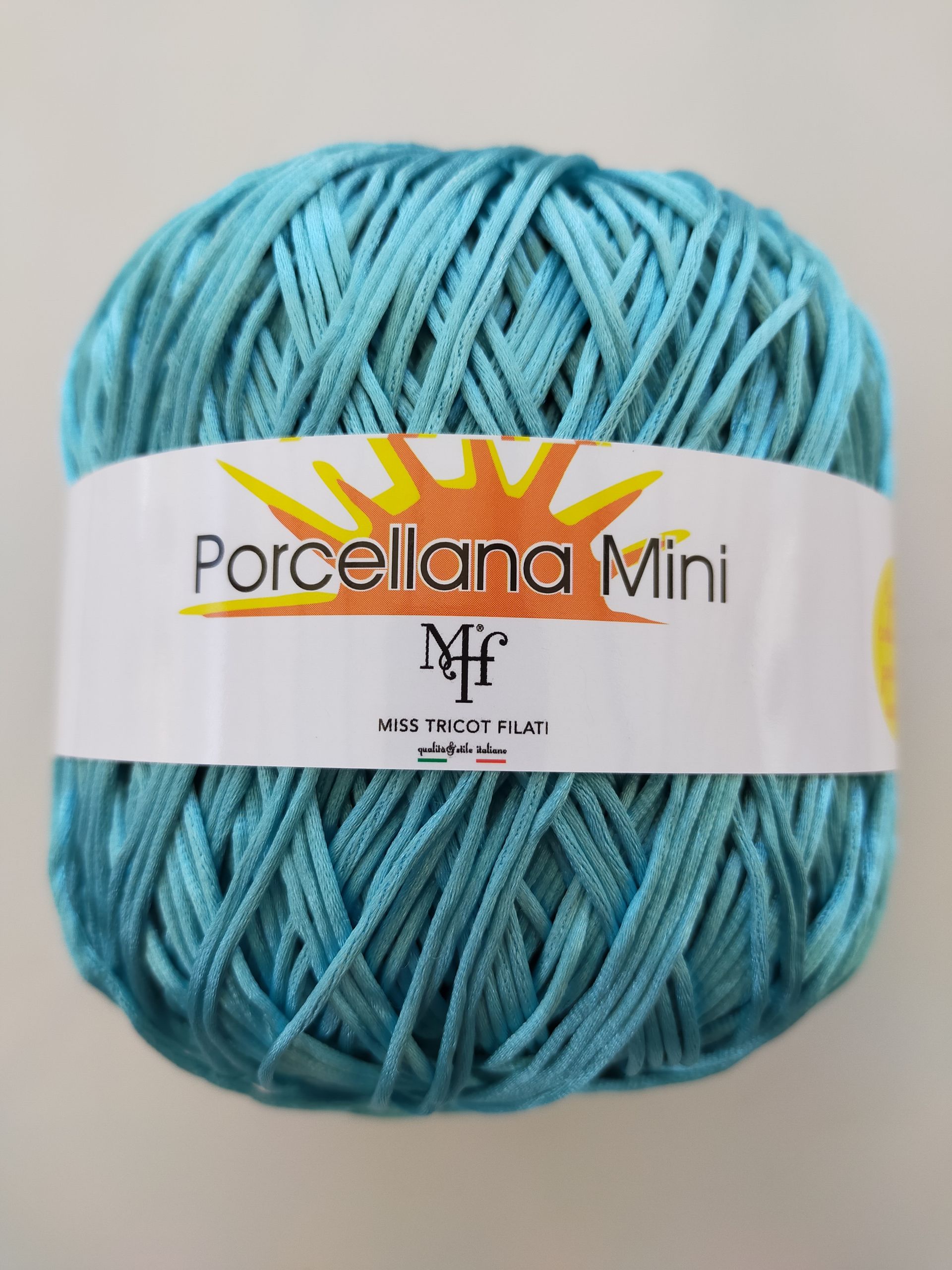 filato lucido porcellana mini
