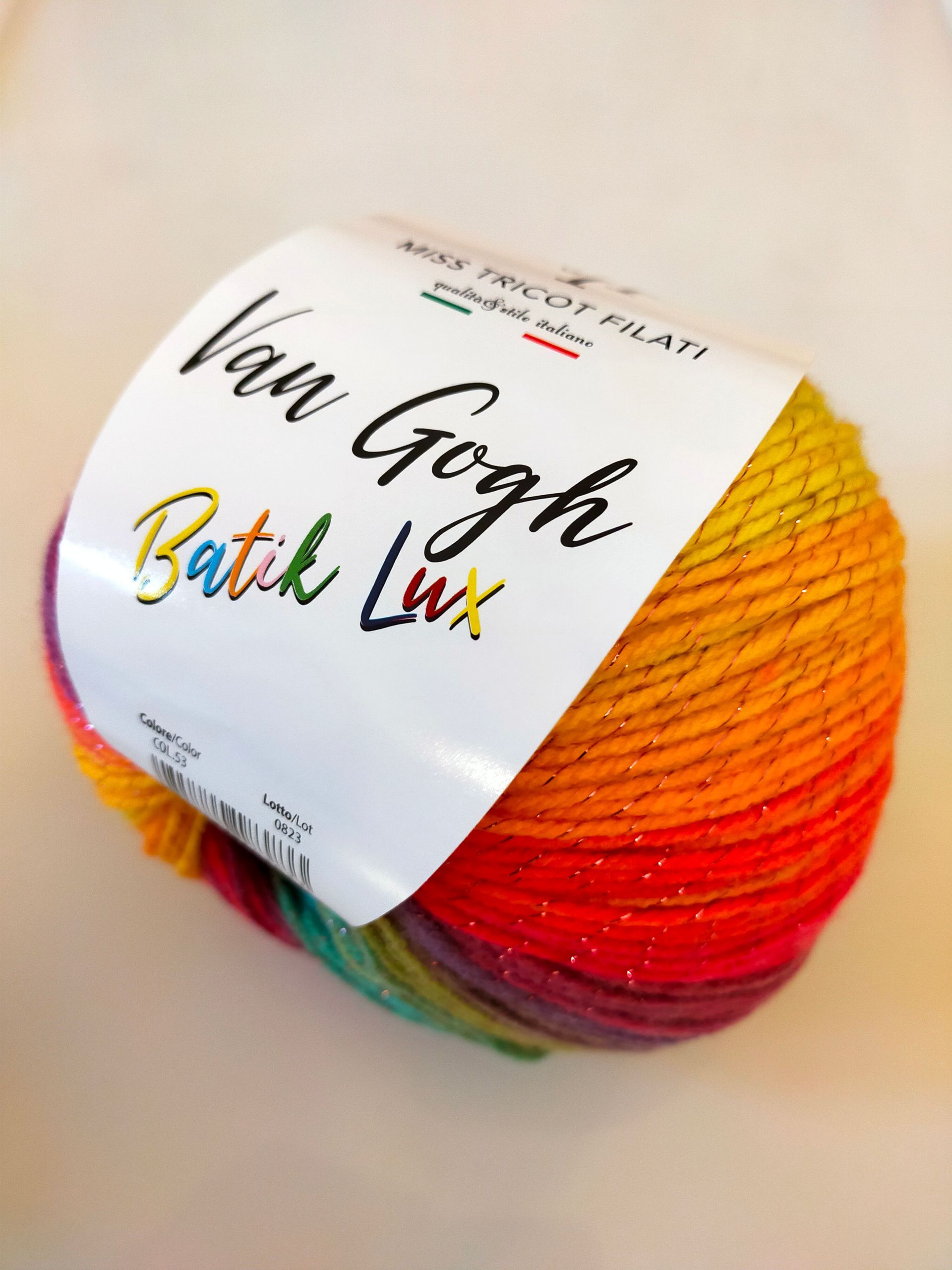 gomitoli in microfibra colorata con effetto luce