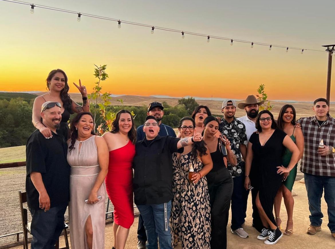 Zamora Hills Ranch vineyard wedding venue with panoramic countryside views in Northern California.