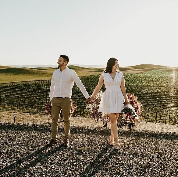Zamora Hills Ranch vineyard wedding venue with panoramic countryside views in Northern California.